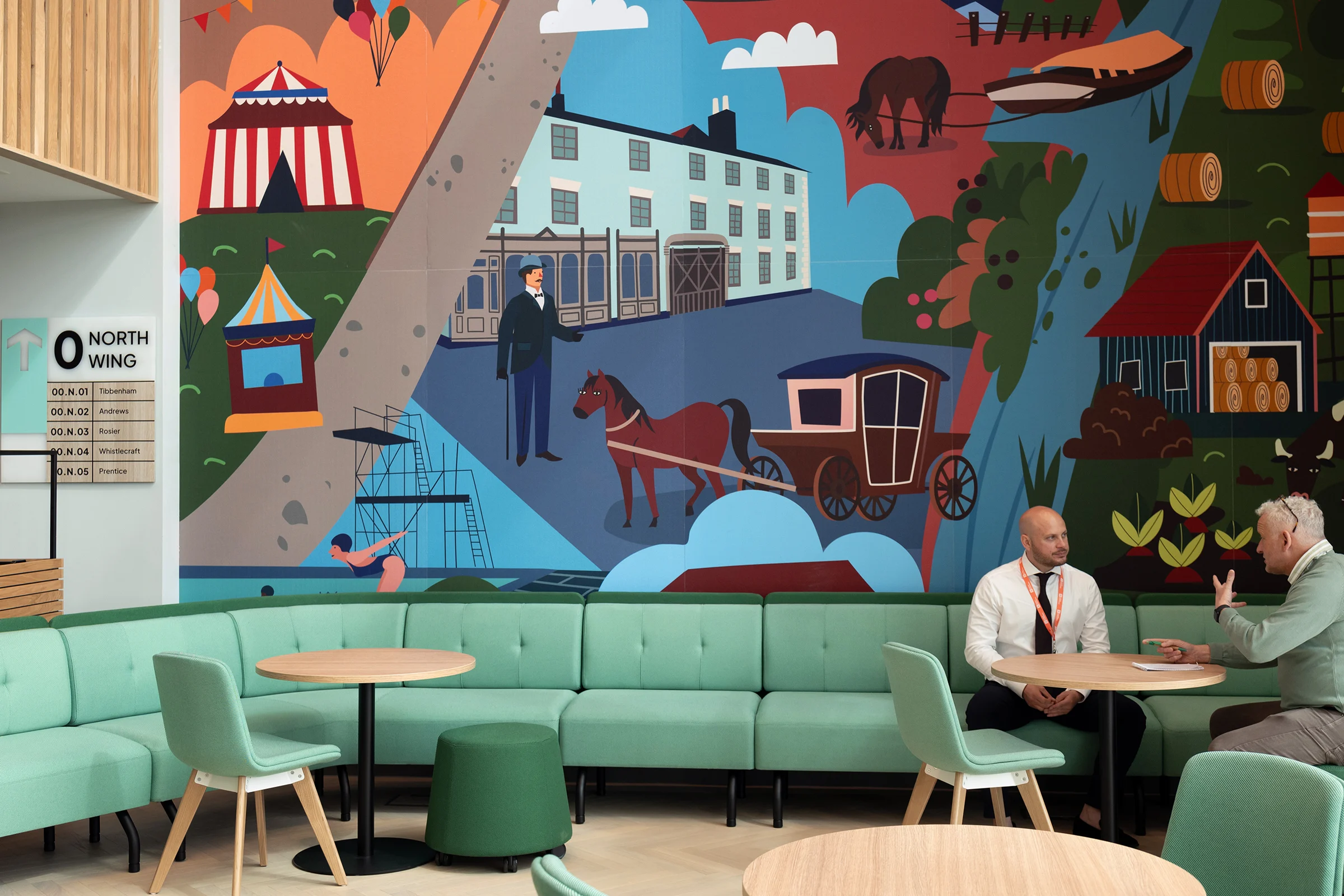Business adviser meeting with a client in a modern office